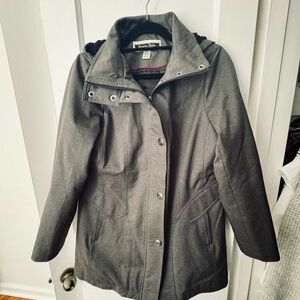 Kristen Blake Charcoal Trench Coat